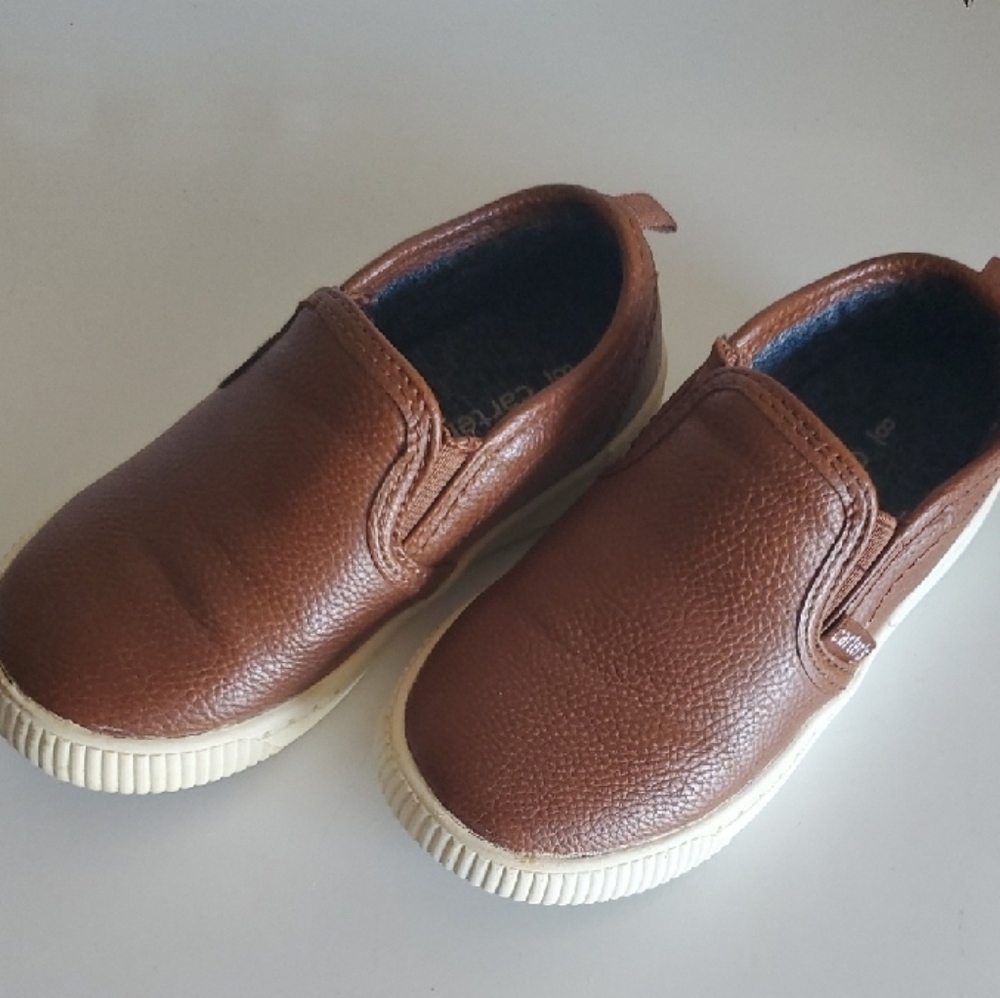 Brown Slip-On Kids Shoes